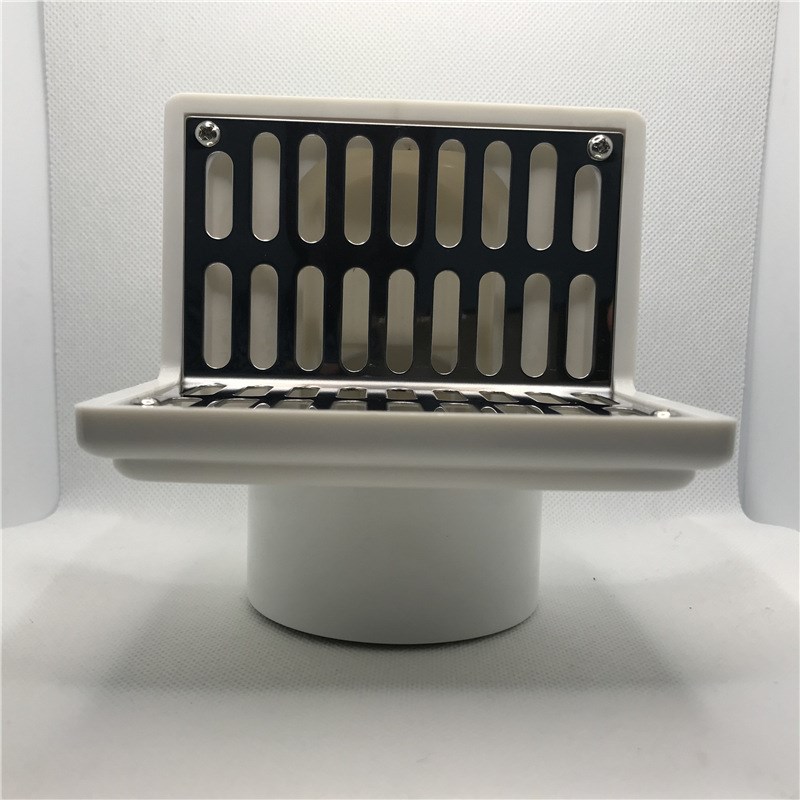 侧排地漏阳台墙角同层侧排墙式两用地漏PVC40管50管56管75管