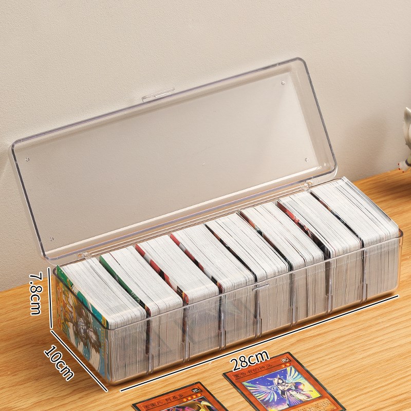 卡盒小卡装放卡牌收纳盒卡片积分卡奥特曼宝可梦游戏王盒子亚克力