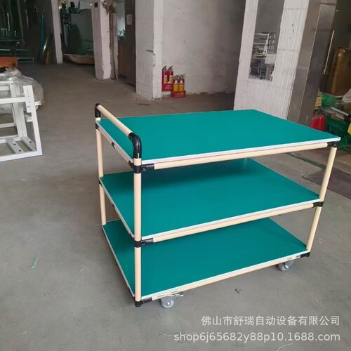 防静电车间周转车工厂可移动小推车多层手推车不锈钢带轮子物料车