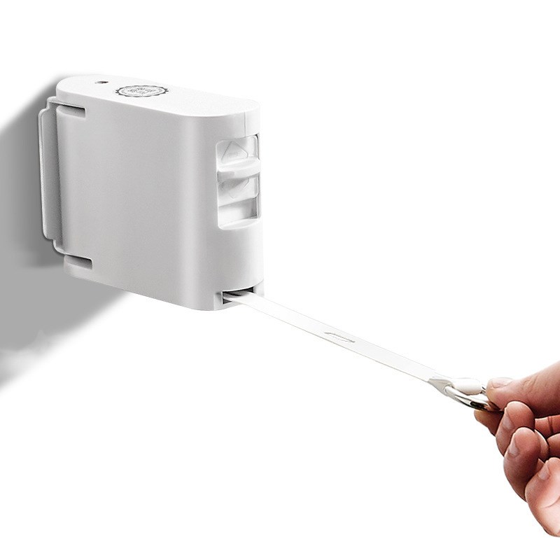 免打孔伸缩晾衣绳皮带扣防滑隐形阳台室内壁挂晒衣服晒被子晾衣架