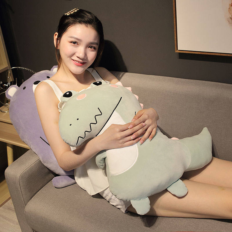 恐龙软体抱枕动物长条靠枕卡通娃娃女生陪伴睡觉玩偶靠垫手公仔,玩具/童车/益智/积木/模型,毛绒/玩偶/公仔/布艺类玩具,淘宝优惠券,粉丝福利购,淘宝优惠卷