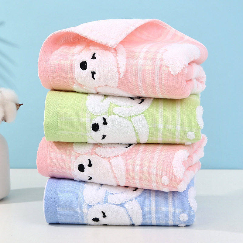厂家全棉纱布毛巾小狗纯棉成人毛巾 商超礼品面巾吸水擦手巾,居家布艺,毛巾/面巾,淘宝优惠券,粉丝福利购,淘宝优惠卷