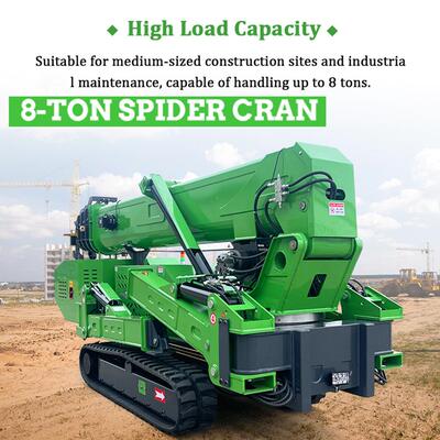8-TonSpideCran Tracked Spider Crane 建筑工地用履带式蜘蛛吊