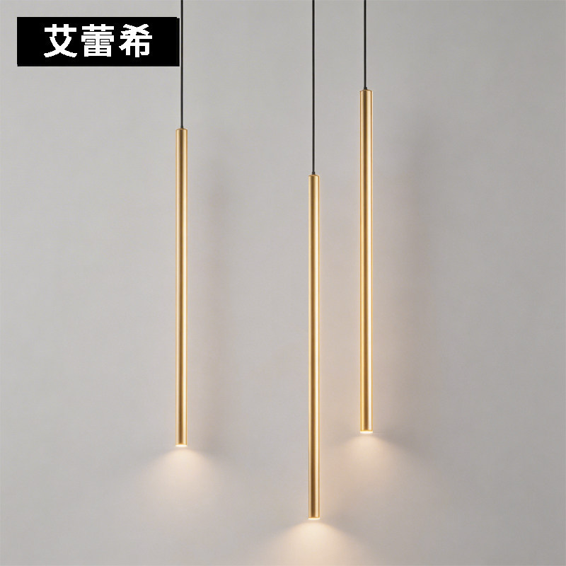 轻奢极简餐厅吧台吊灯