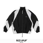 RICEUPUP 高兴笑脸 黑白尼龙刺绣套装