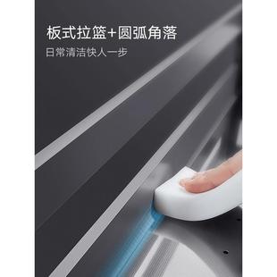 厨房橱柜拉篮碗篮抽屉式 双层厨柜304不锈钢碗架收加厚碗碟篮