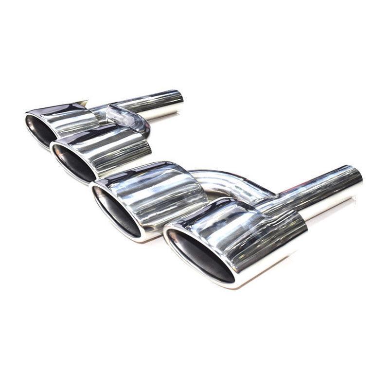 适用于奔驰汽车尾喉C级C180C200C260C300改装C63AM四出不锈钢尾嘴