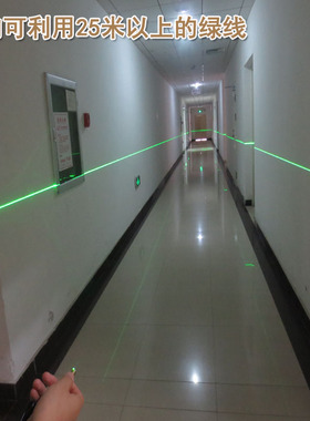 室内室外用绿光激光定位灯53w2nm高亮度25米超长绿色一字线激光器