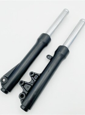 适用铃木UU125T-2优友前避w震器小海豚QS110T-3前减震鼓刹碟刹前