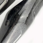 适用春风450SR碳w纤维外壳排气管碳纤维防烫盖