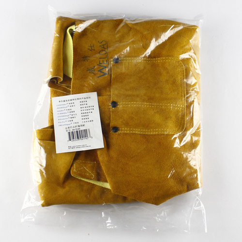 威特仕WELDAS 金黄色皮焊服护胸围身44C-2142 44-2136 44-2148