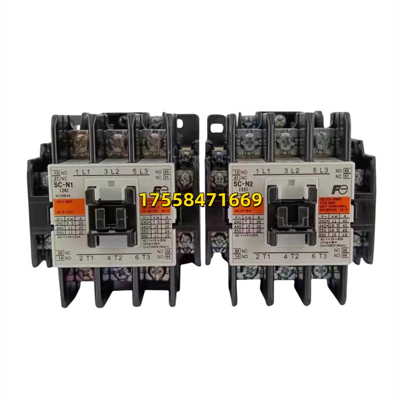 富士交流接触器SC-N1 N2 Ns2S N3/G N4/SE N5 N6 7 8 10 11 12
