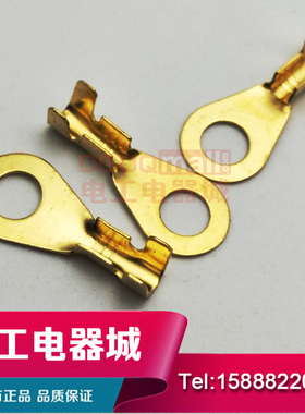 DJ431-5B圆环形M5接线片5.2接线D头压线接地开口0.8端子本色2000