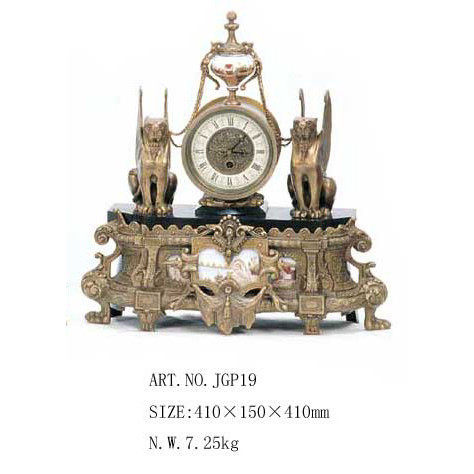 理石铜铸钟机械l铸铜座钟西洋老式上弦钟表仿古董钟家居装饰,家居饰品,座钟,淘宝优惠券,粉丝福利购,淘宝优惠卷