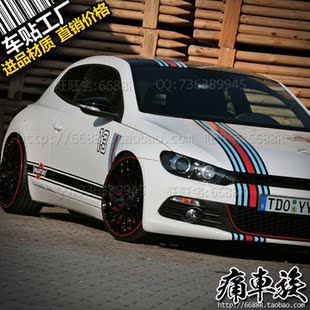 饰改装 大众尚酷车贴e拉花POLO GTI赛车整车全车贴纸装 高尔夫6