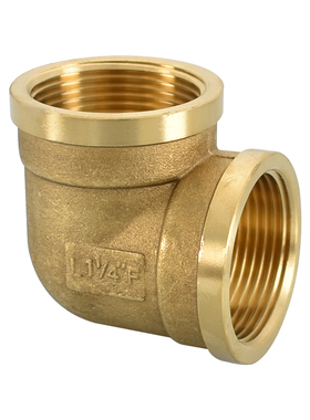 黄铜内丝直接对丝1.2寸1.5寸2寸等径三通I弯头DN32 40 50内外丝