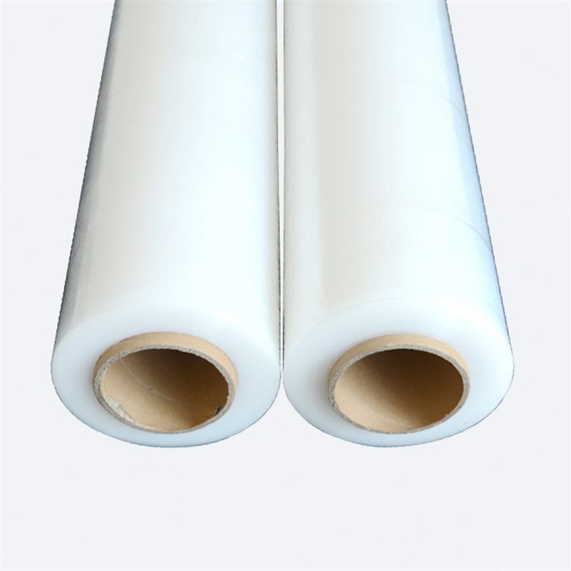 PE缠绕膜打包膜50cm/25xcm拉伸膜足重包装膜工业用大卷保鲜膜薄膜