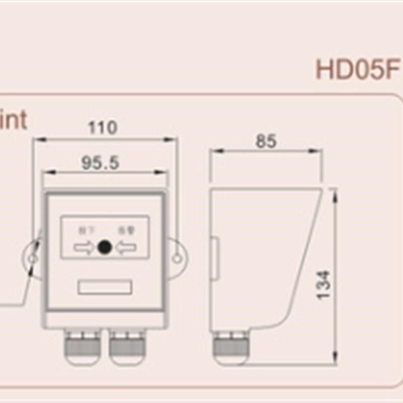 船用手动报警按钮 室外火灾报警按钮防水型手动报Q警按钮 HD05F