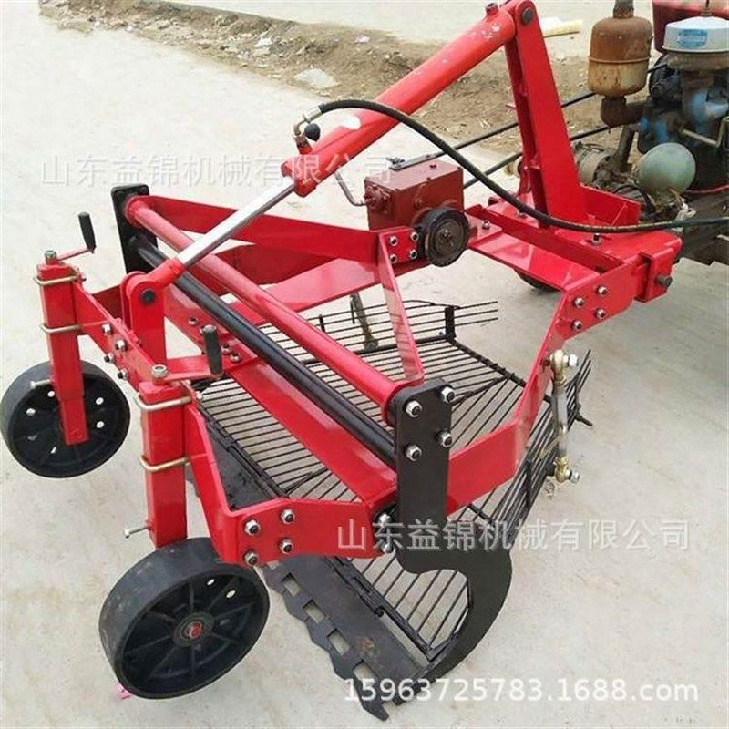 新款手扶大蒜收获机u 前置小型起蒜机 刨蒜挖蒜机