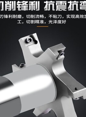 安达通T型槽铣刀杆可转换刀片T型槽铣刀杆侧铣刀盘反刮刀杆M.TS-2