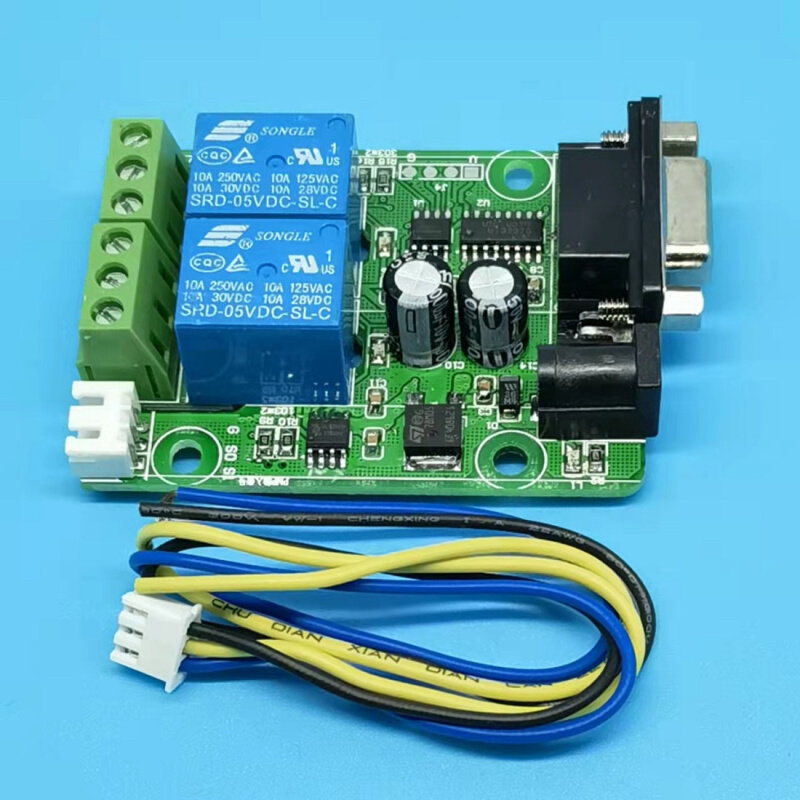 2-WAY 릴레이 출력 2-WAY 스위치 입력 RS232 통신 MODBUS 획득 카드 RS232 보드-2O2I