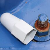 塑料螺丝螺母加高地脚螺栓保护帽M8 M49防生锈防尘设备工程装 饰盖