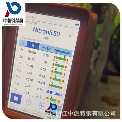 宁波供应镍基Nitronic50不锈钢圆棒高强度Nitronic50热轧圆钢光圆