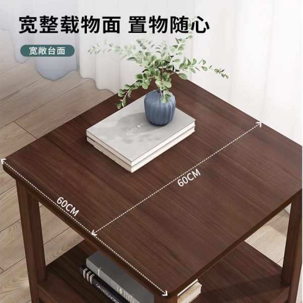 沙发边几茶几客厅家用边柜可移动方几床头实木迷你角几小边桌方桌