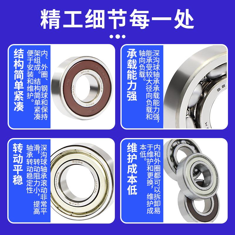 进口日本NSK轴承6208 6209 6210 6211 6212 6213 6214 6215ZZ DDU