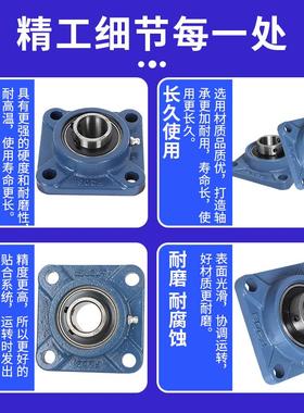 进口SKF带座外球面轴承 FY 12 15 17 20 25 30 35 40 45 50 55 TF