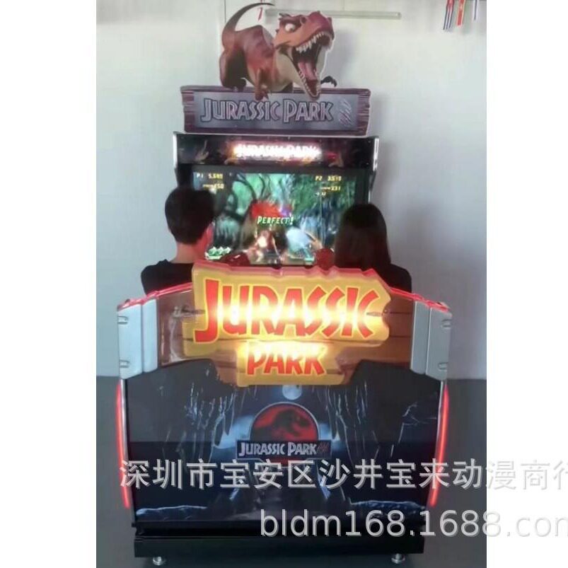 厂家直销罗纪公园游戏机全动感侏罗纪游艺机电玩电玩工厂设备租赁