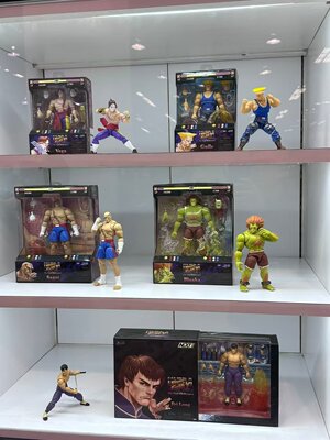 jada正版手办巴洛克泰王沙加特模型布兰卡青狼可动人偶街头霸王