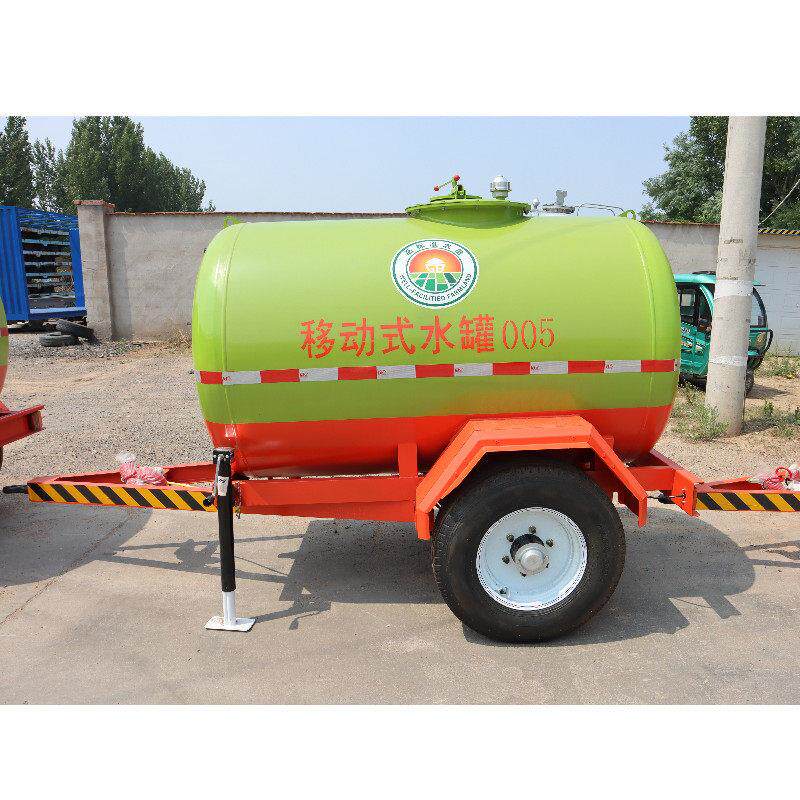 2.5吨饮用水压水拖车 小型水车半挂式消防热镀锌泵用工具车