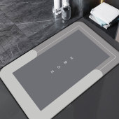 新款 软硅藻泥吸水垫浴室地垫防滑卫生间脚垫卫浴厕所地毯进门门