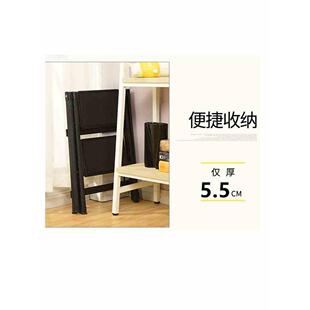 6ILY小型迷你舞台简约梯子家用折叠架子非绝缘收缩凳书架高低凳脚