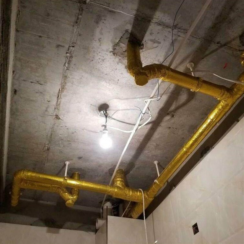 下水管专用阻尼片隔音棉包卫生间排水管下水厕所隔音阻尼自粘