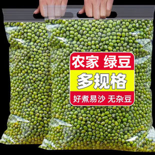 绿豆2025年新货新豆净重批发农家可发芽绿豆新鲜绿豆汤豆芽商用