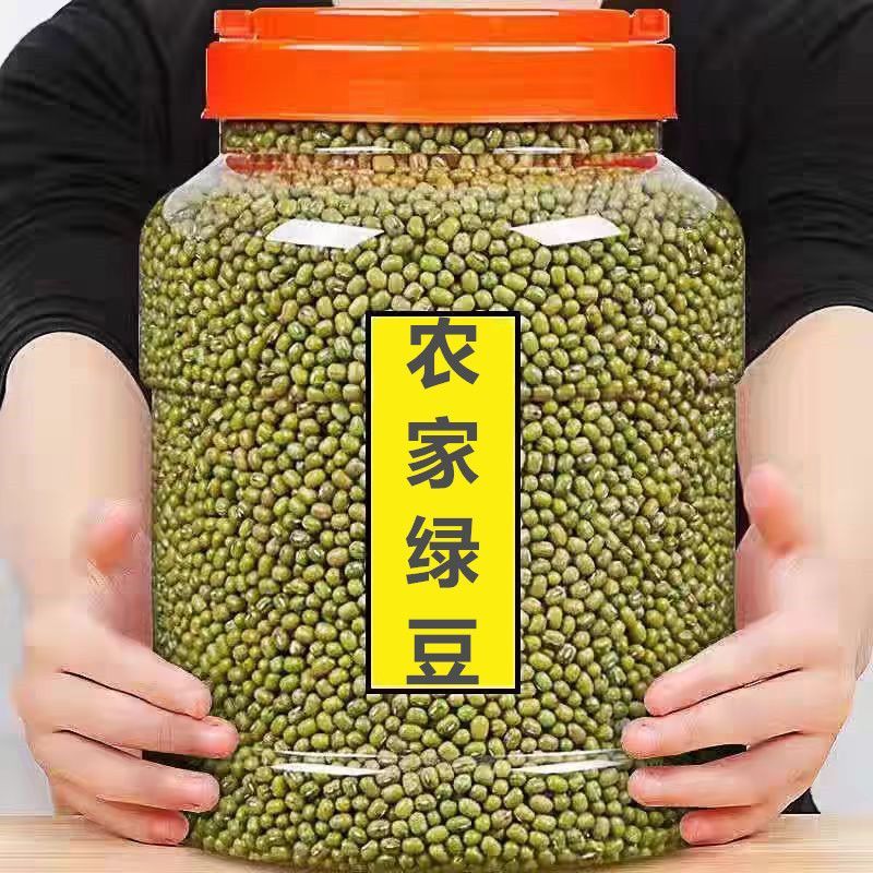 东北冬季绿豆农家新绿豆绿豆粥绿豆汤绿豆爽发芽新鲜饱满夏天美食