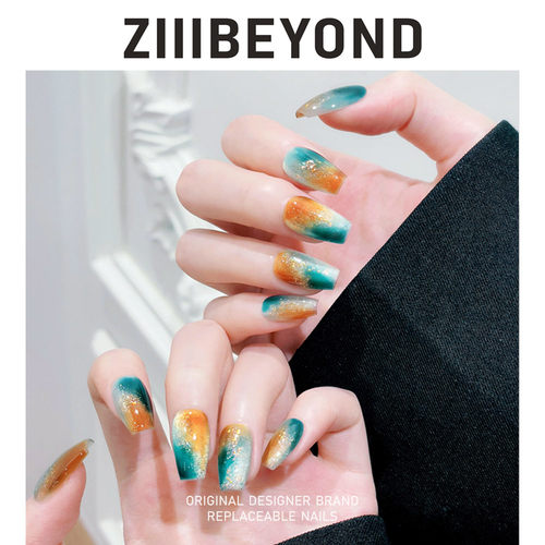 再变新中式穿戴甲婚礼美甲