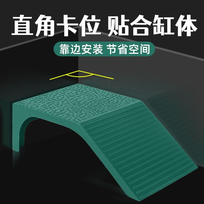 乌龟二合一背台龟缸爬坡休息躲避台巴西龟草龟半水龟浅水晒台