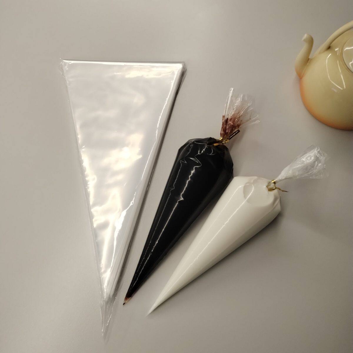 透明防爆PE裱花袋大小号批发挤奶油曲奇烘焙加厚工具