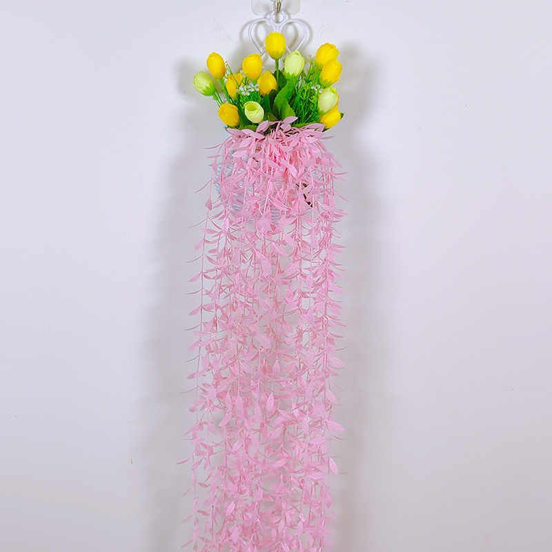 仿真植物假花藤条墙上壁挂阳台装饰花艺挂件房间玄关餐厅客厅摆设