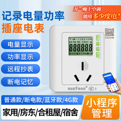 南硕电力出租房用电量计量插座
