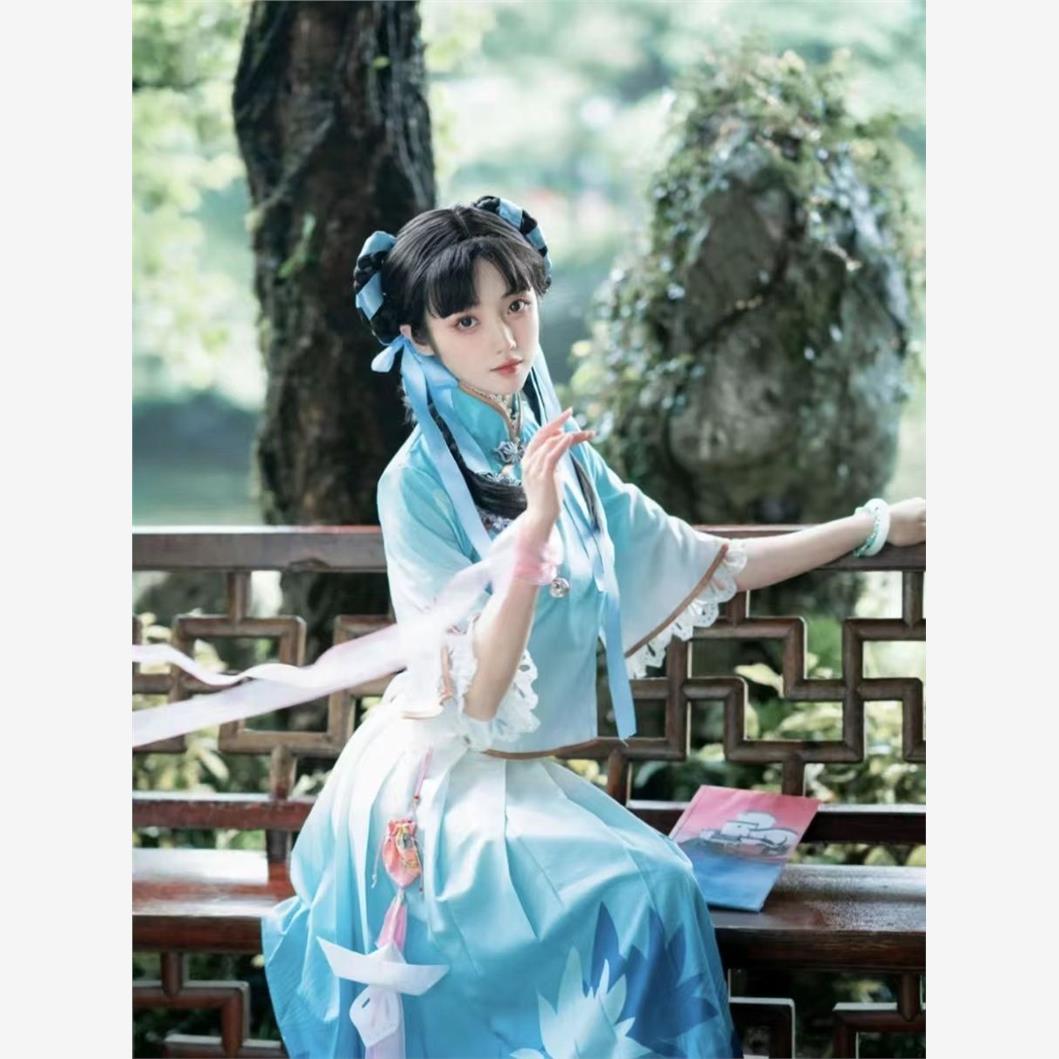 西施cos服诗语江南民国风少女游戏毕业服cosplay全套服装