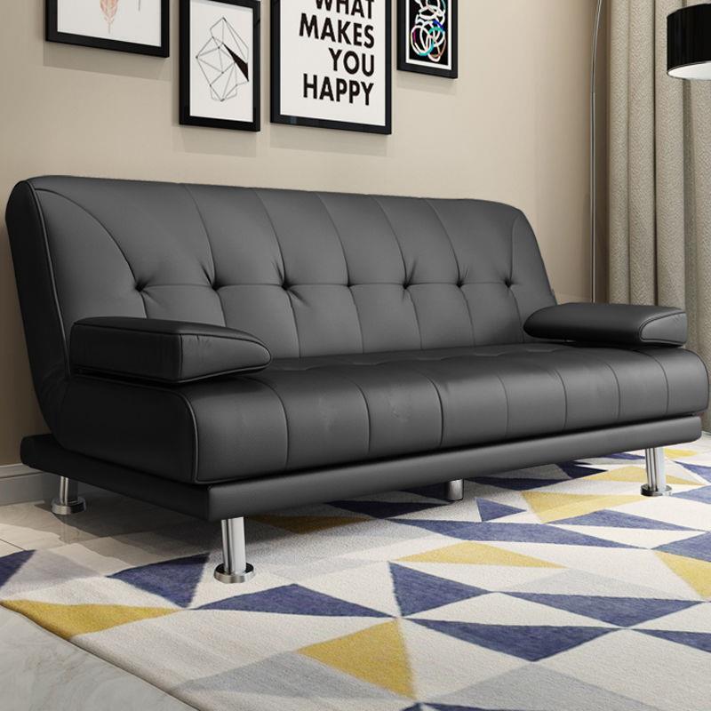 简约办公室沙发商务接待会客三人位可折叠睡觉午休沙发床两用