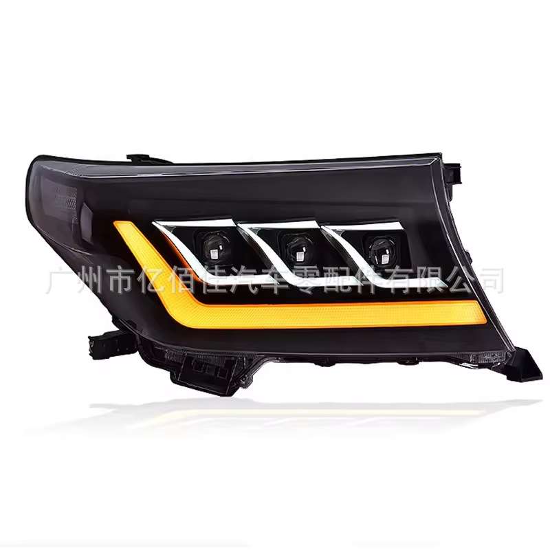 兰酷2012-2014陆巡前照灯酷路泽LED大灯流水总成LC200 FJ200日行