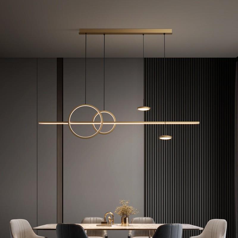 意式餐厅吊灯全铜现代简约餐厅灯极简餐桌灯饭厅灯设计师轻奢灯具