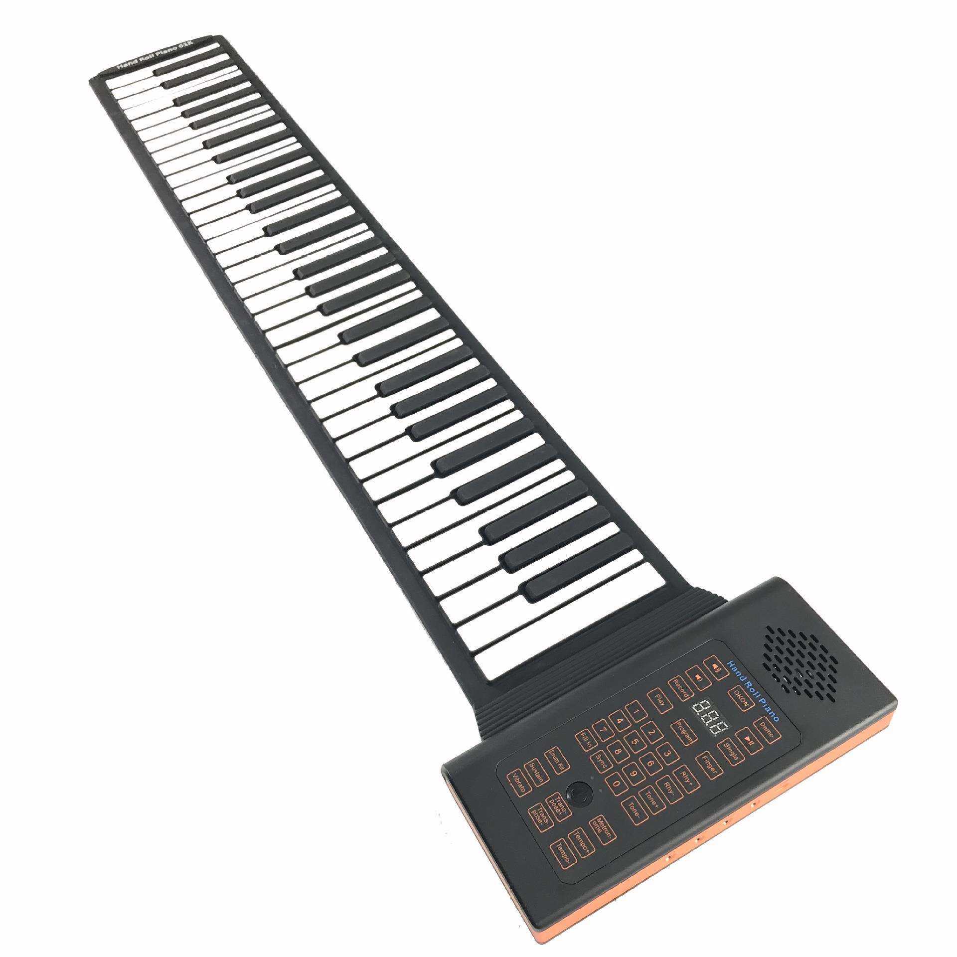 电子琴手卷钢琴成人61键初学者自学折叠便携式家用学生入门高档真