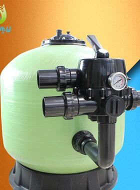 北沃BeautyWater工厂直销WS侧出玻璃纤维过滤沙缸水处理2.0寸缸头