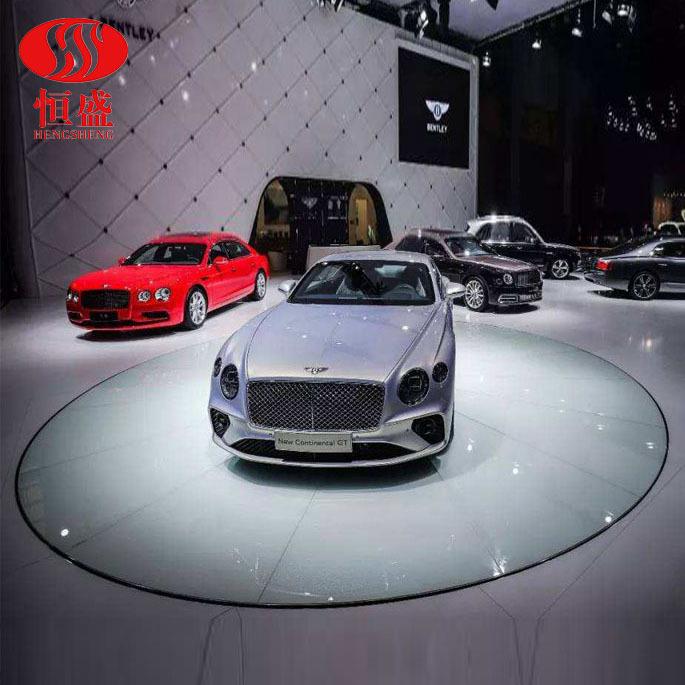 汽车旋转台展厅旋转展示台电动遥控旋转台展会家居旋转台车展转盘